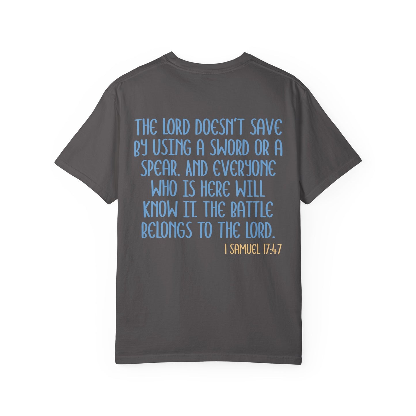 Womens Tee - 'The Battle Belongs to the Lord'