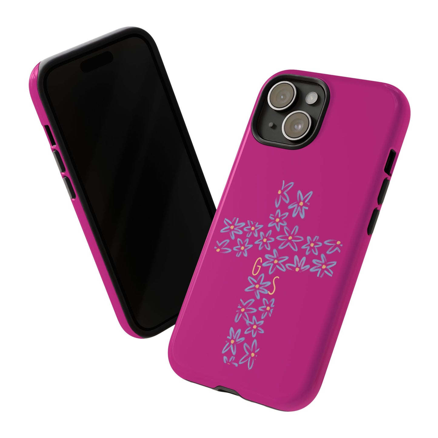 Floral Cross Phone Case