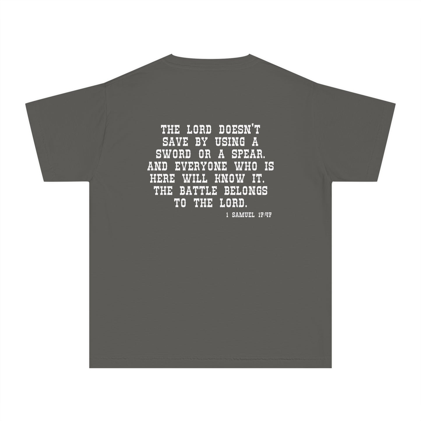 Boys Tee - 'The Battle Belongs to the Lord'