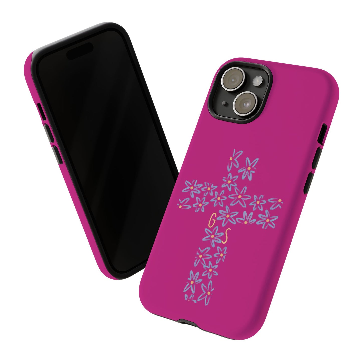 Floral Cross Phone Case
