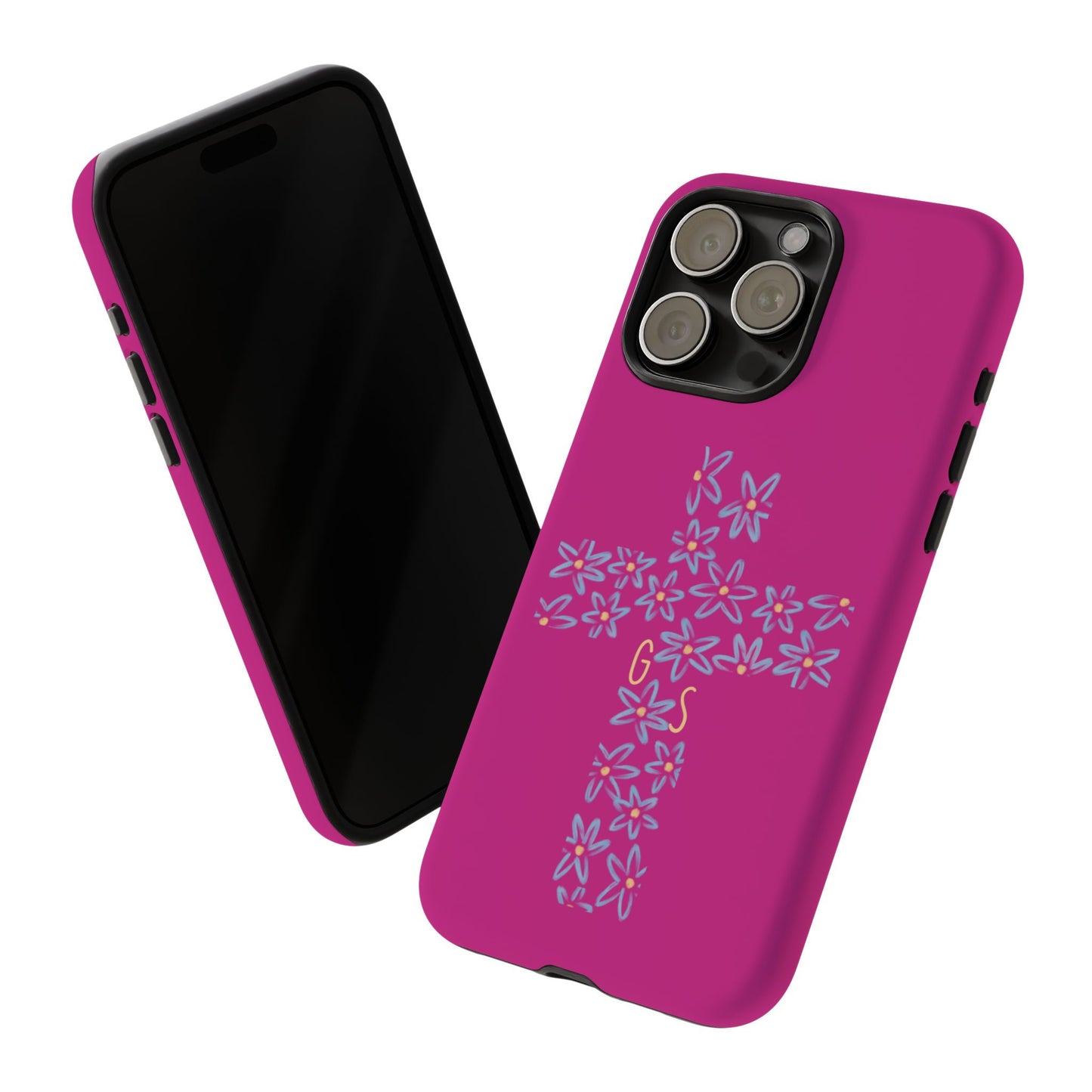Floral Cross Phone Case