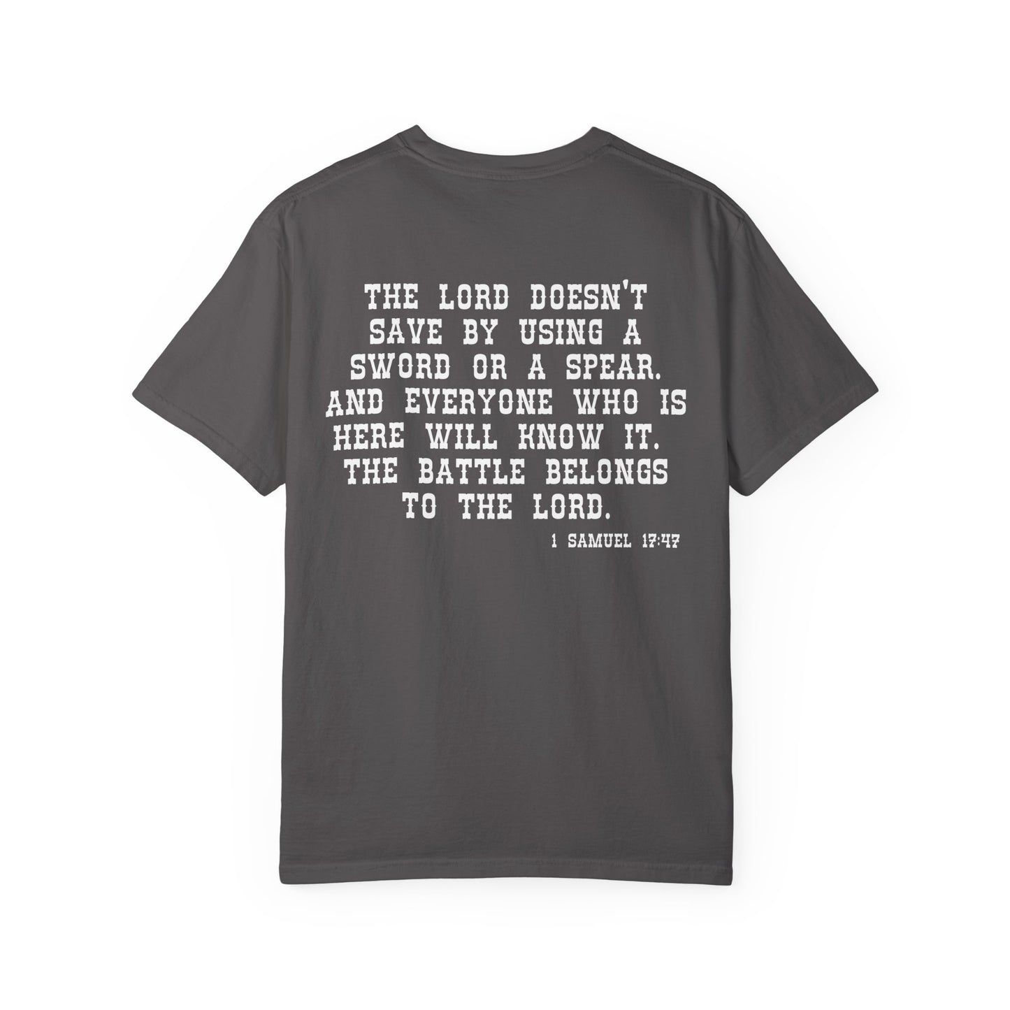Mens Tee - 'The Battle Belongs to the Lord'