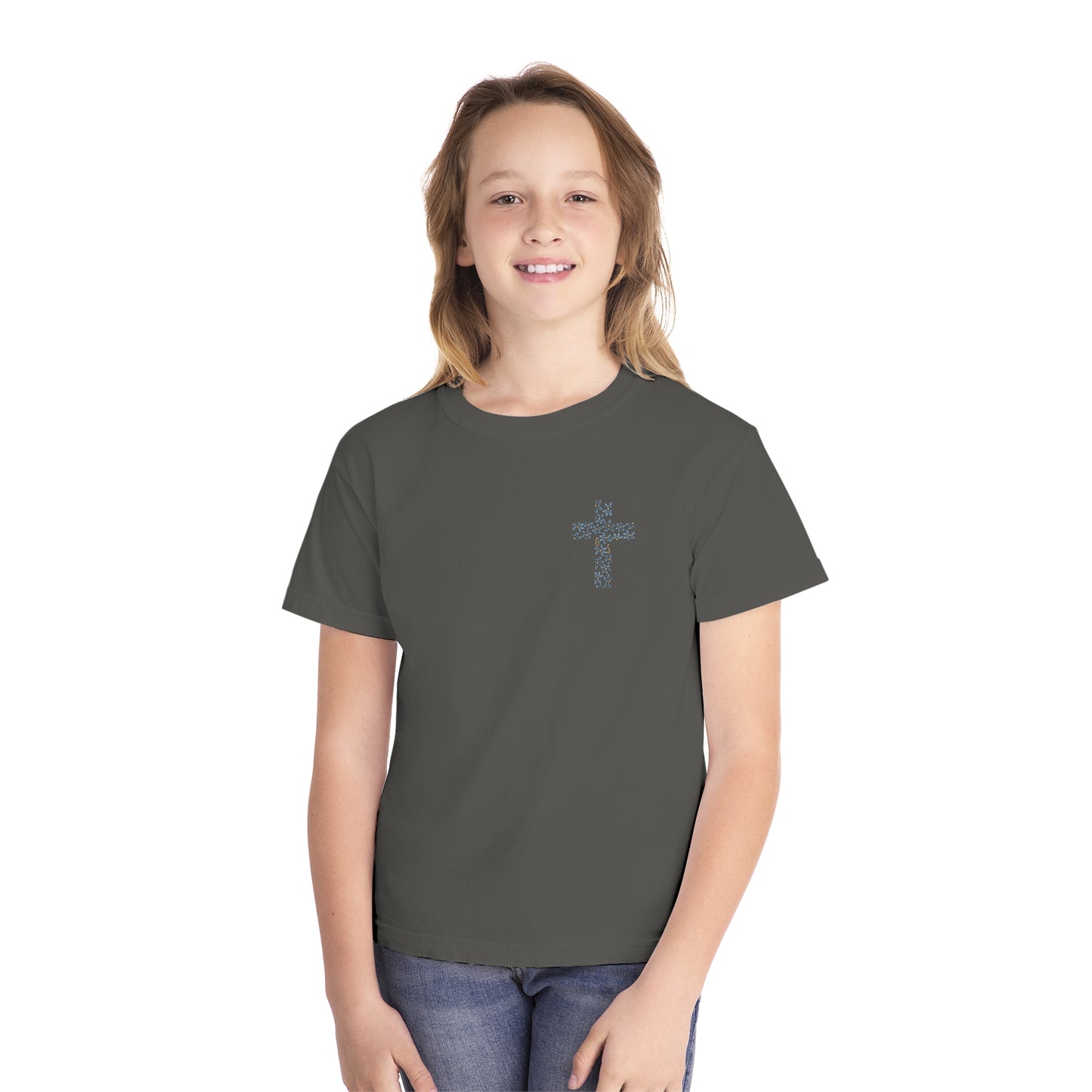 Girls Tee - 'The Battle Belongs to the Lord'