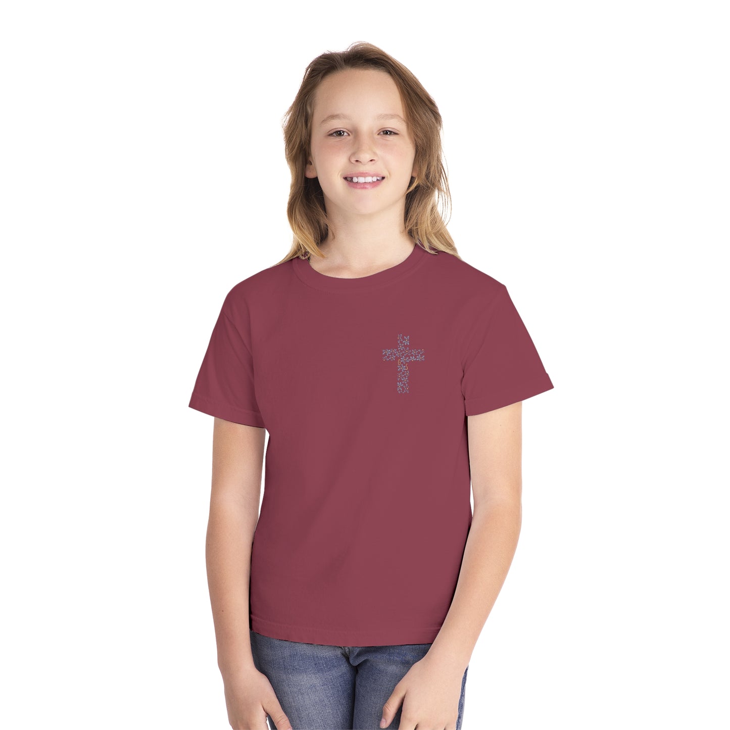 Girls Tee - 'The Battle Belongs to the Lord'