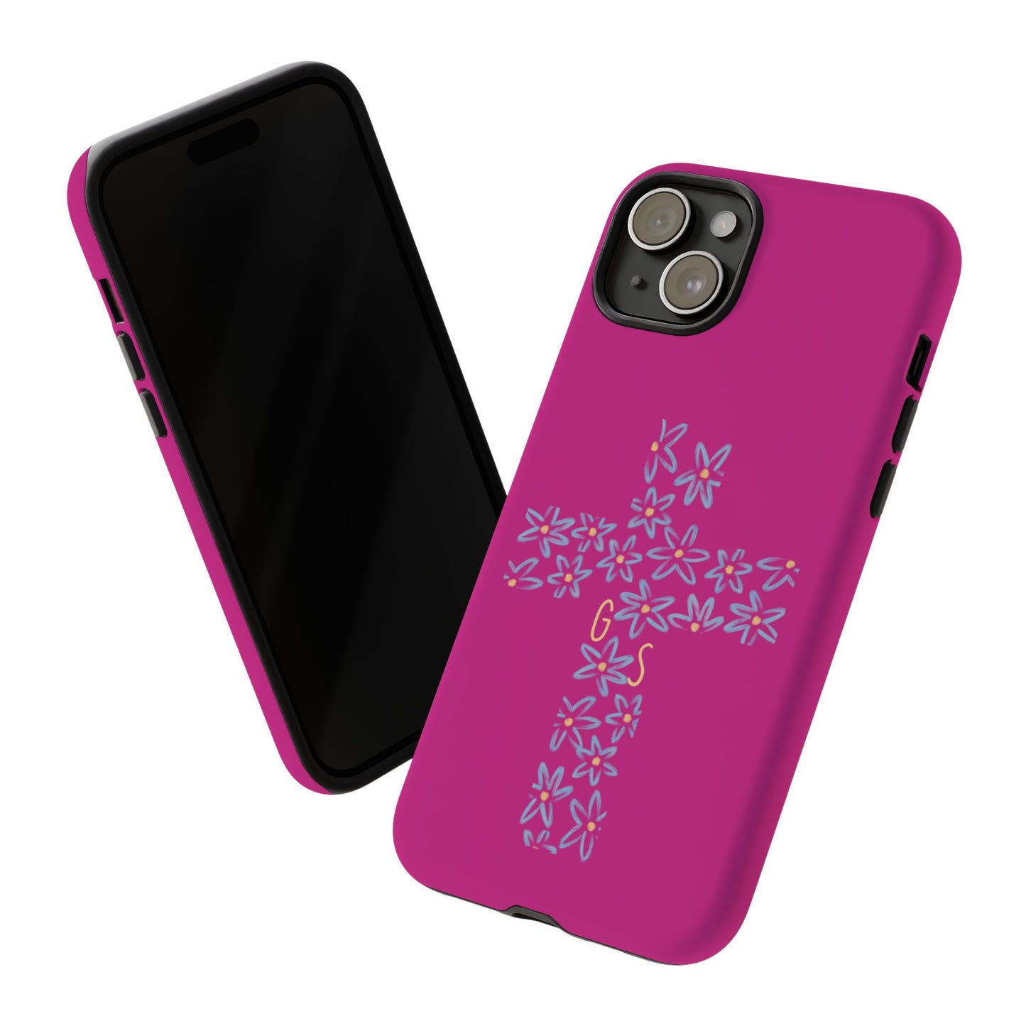 Floral Cross Phone Case