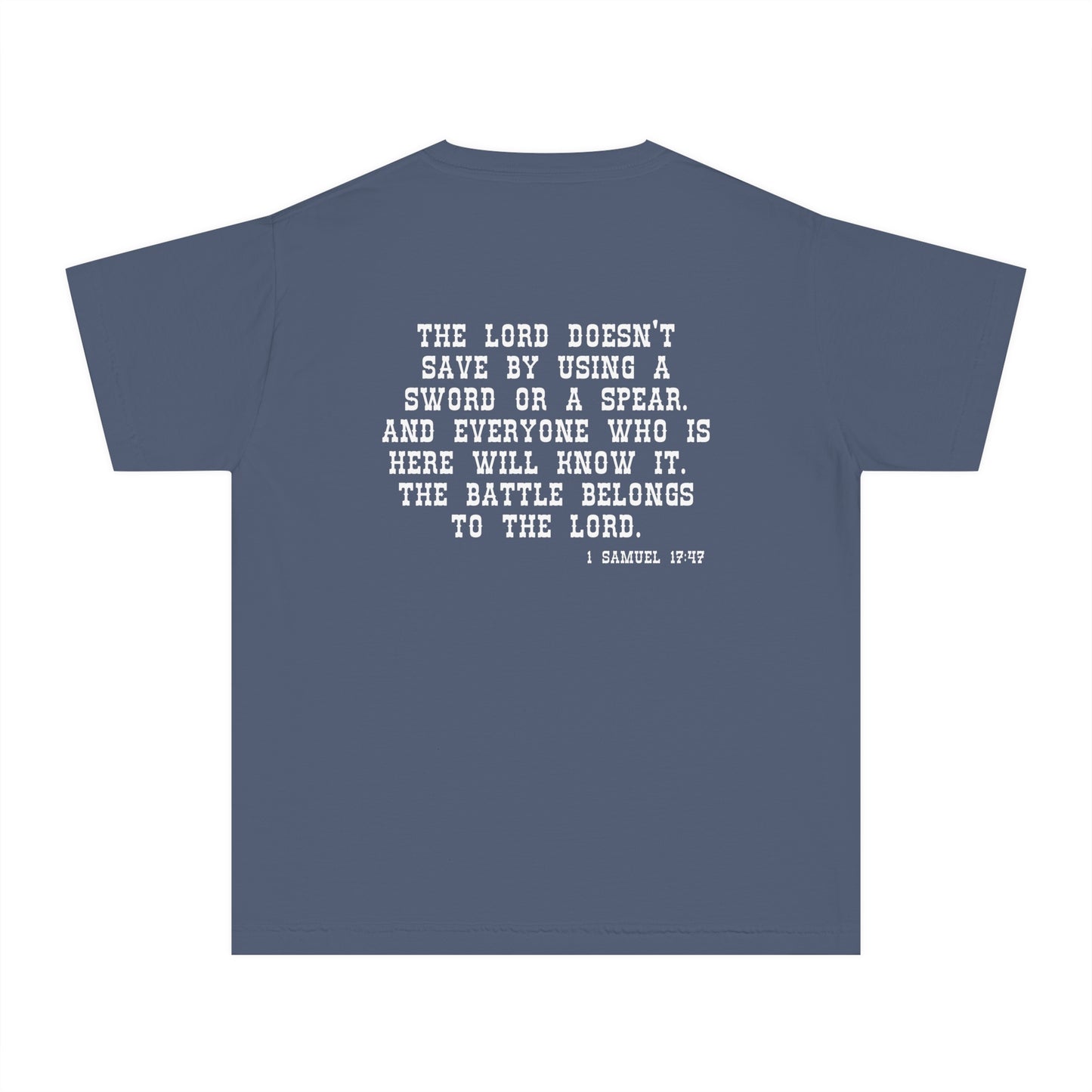 Boys Tee - 'The Battle Belongs to the Lord'