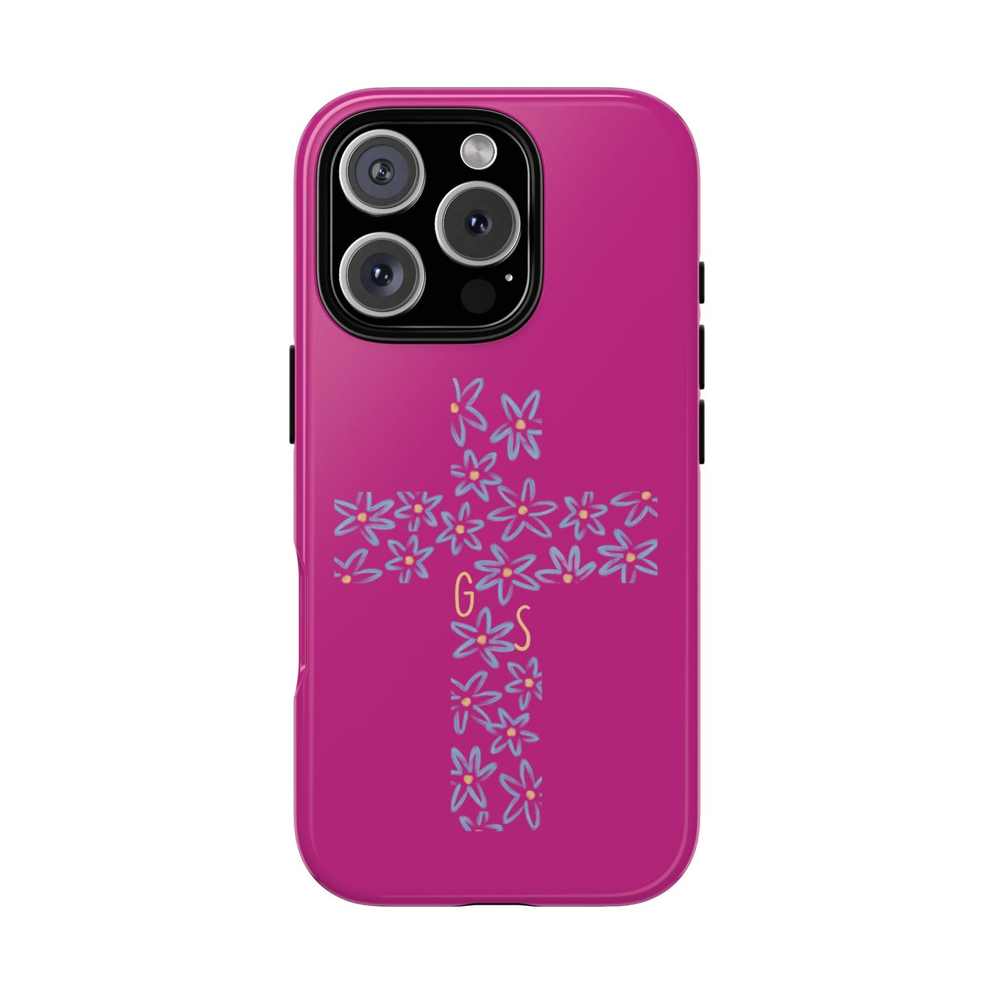 Floral Cross Phone Case