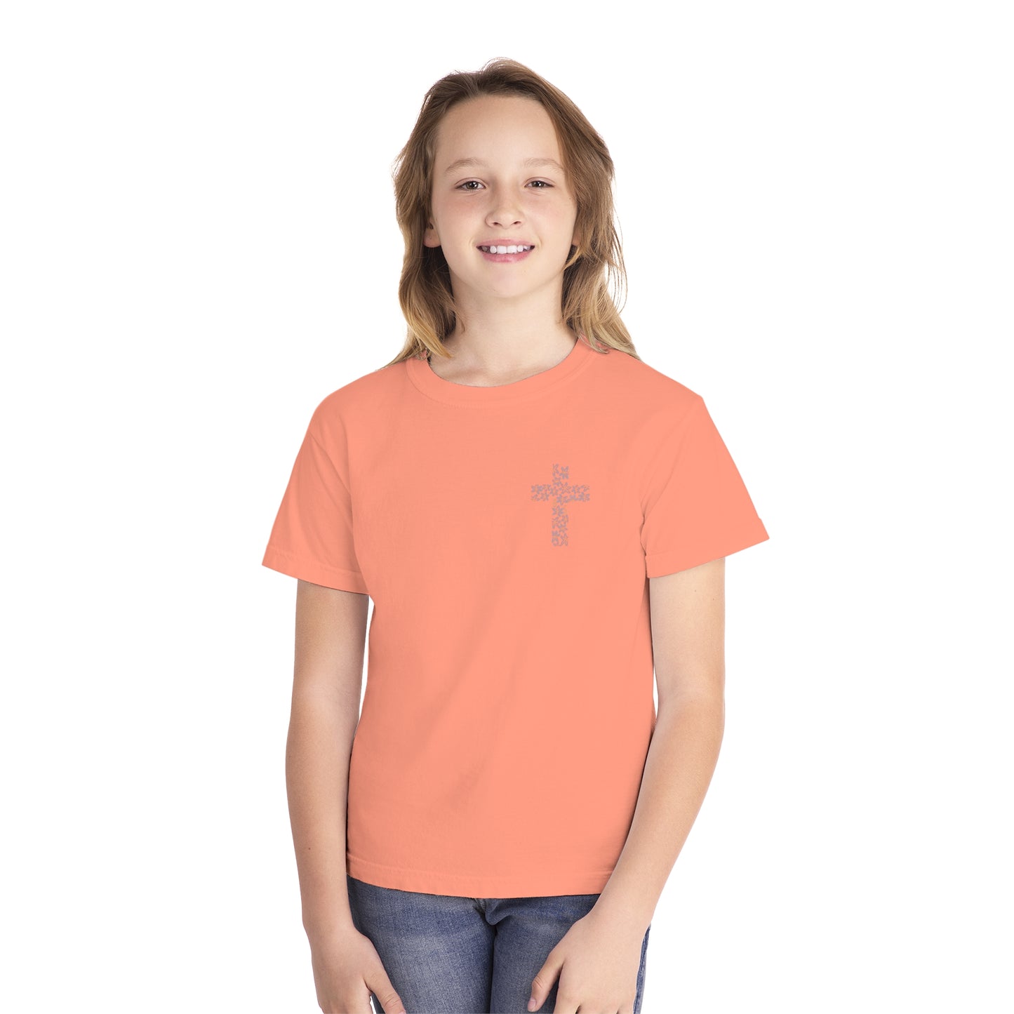 Girls Tee - 'The Battle Belongs to the Lord'