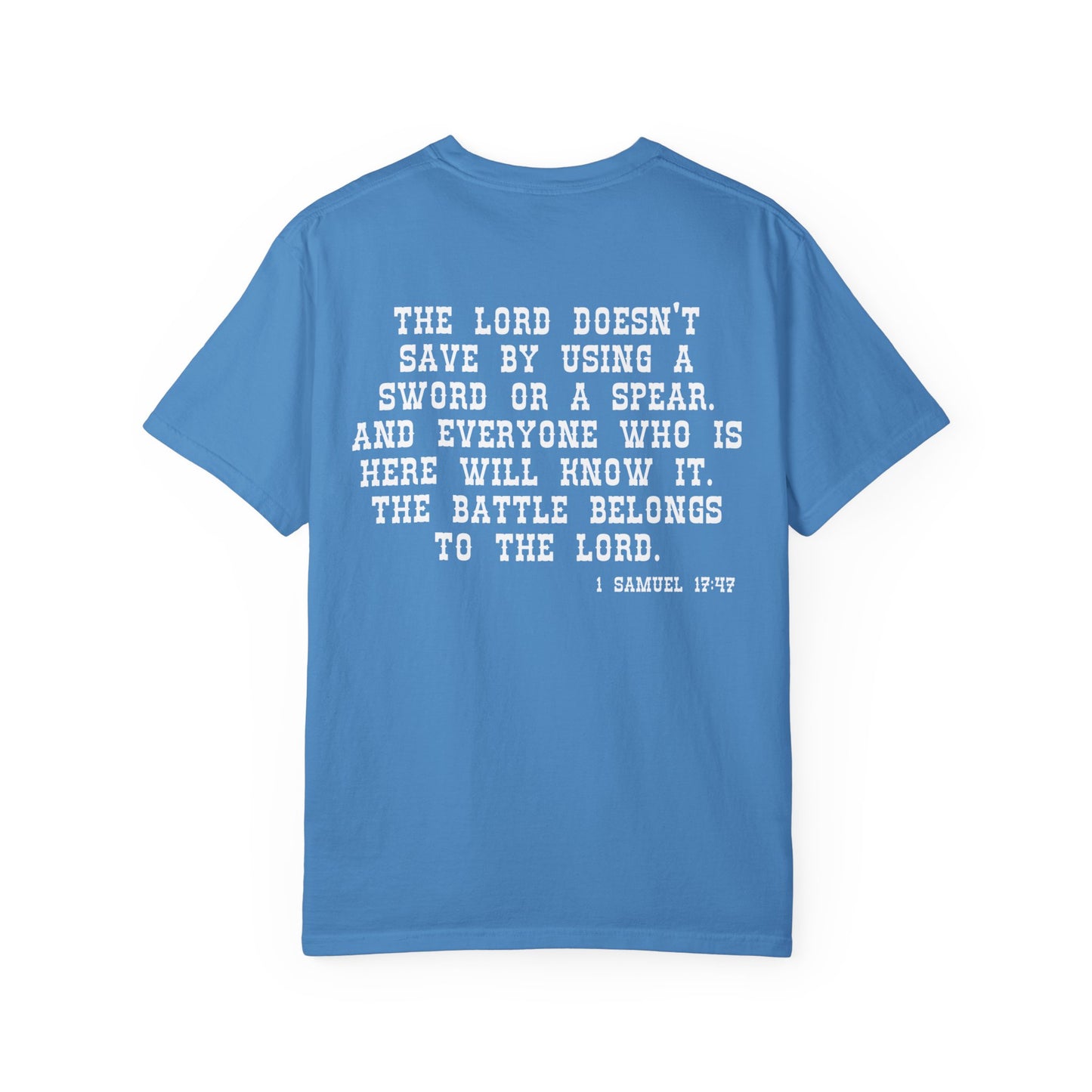 Mens Tee - 'The Battle Belongs to the Lord'
