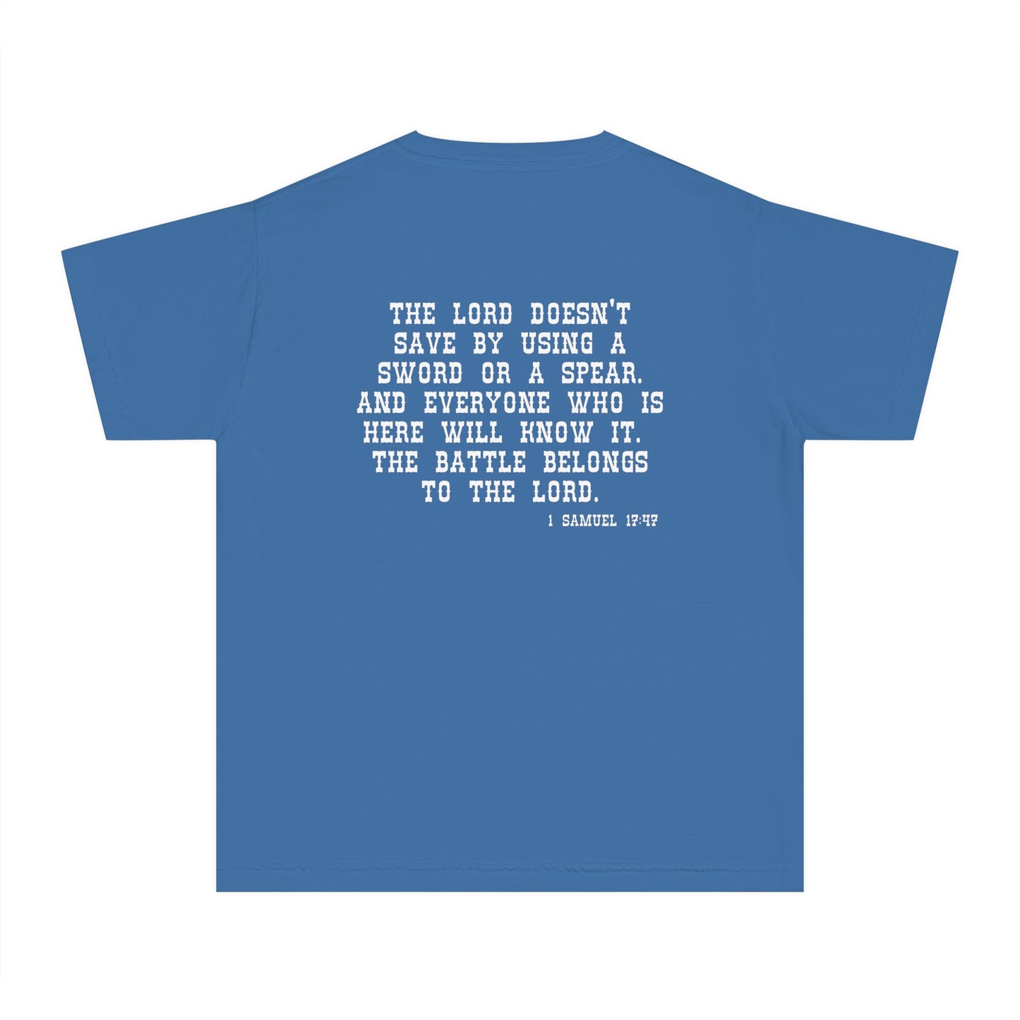 Boys Tee - 'The Battle Belongs to the Lord'