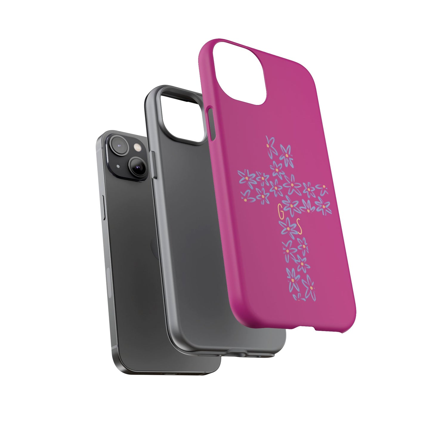 Floral Cross Phone Case