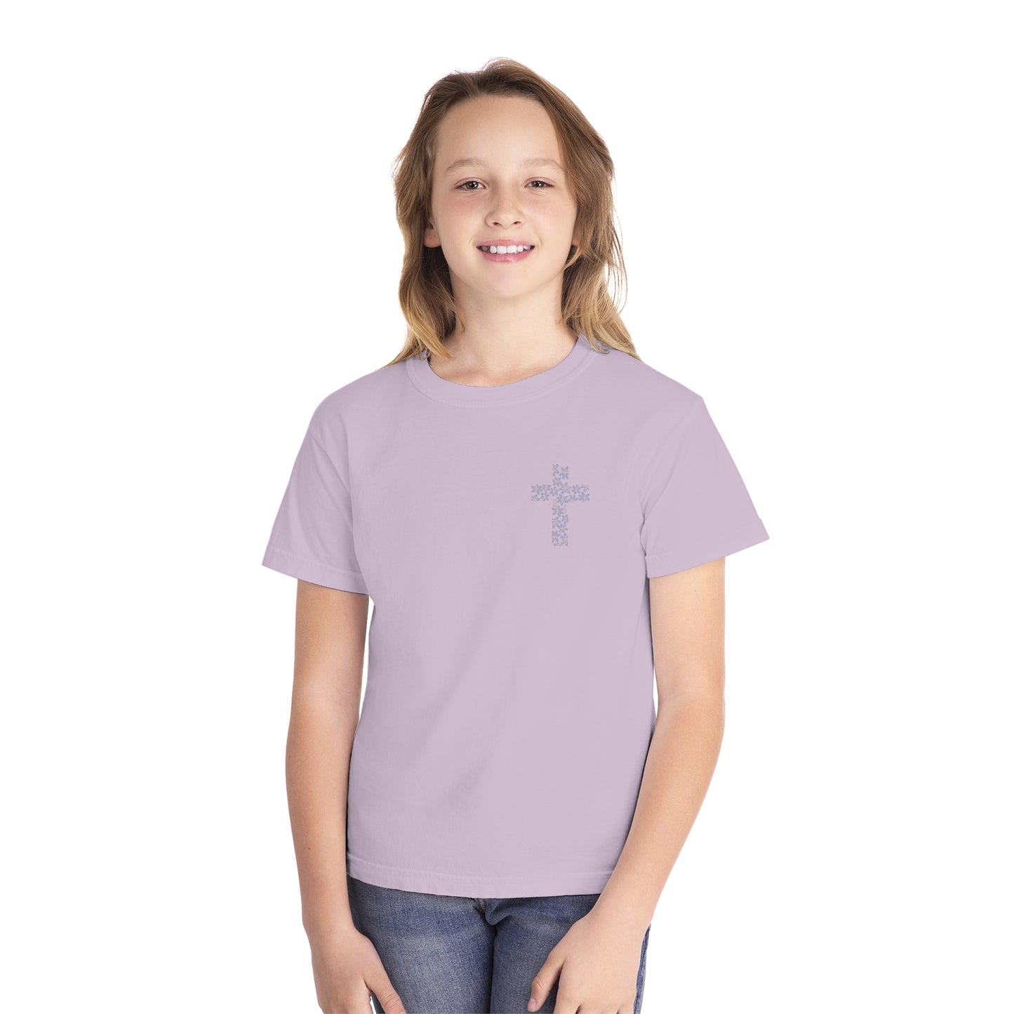Girls Tee - 'The Battle Belongs to the Lord'