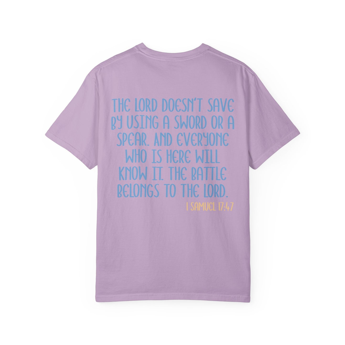 Womens Tee - 'The Battle Belongs to the Lord'