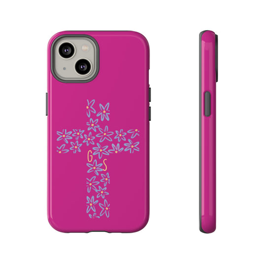 Floral Cross Phone Case