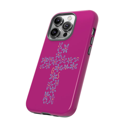 Floral Cross Phone Case